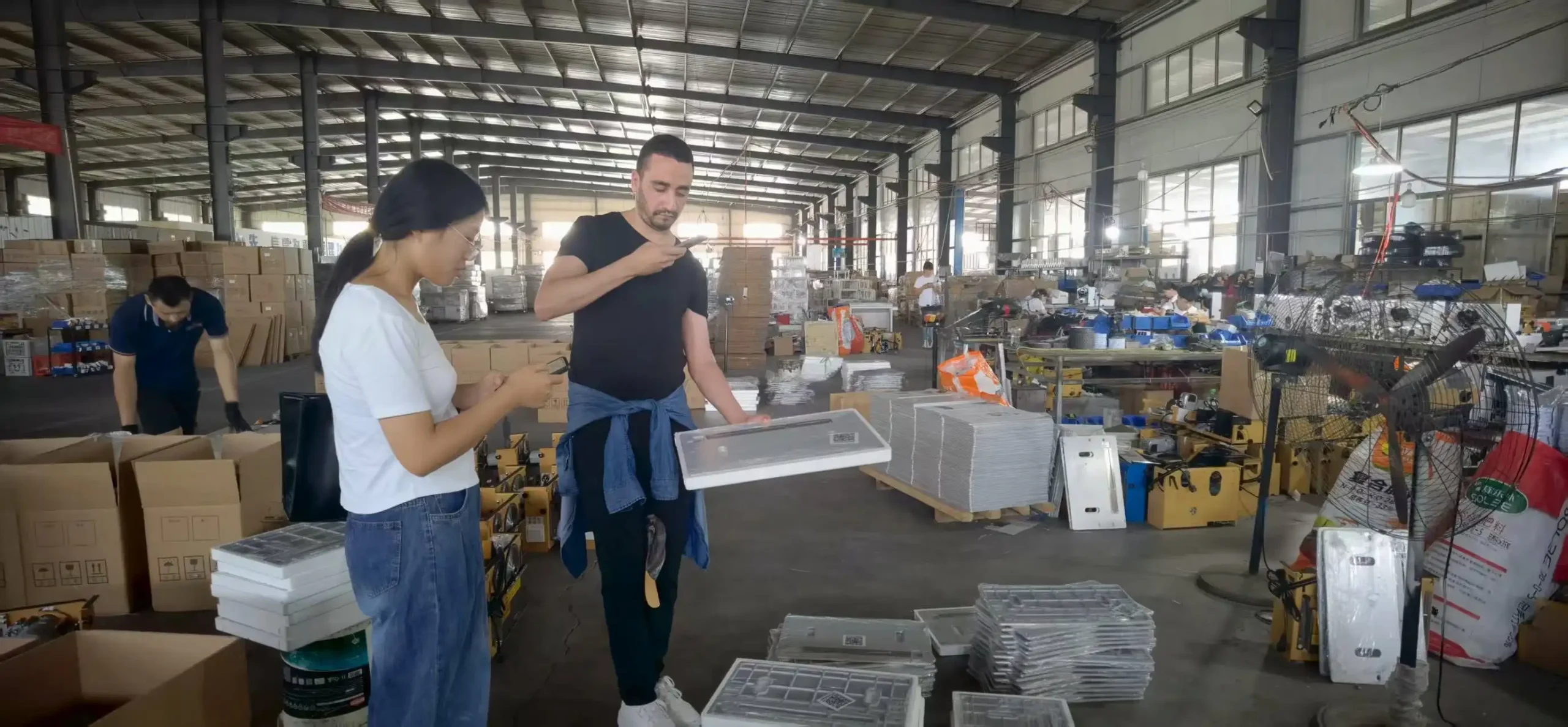 Customer factory site visit