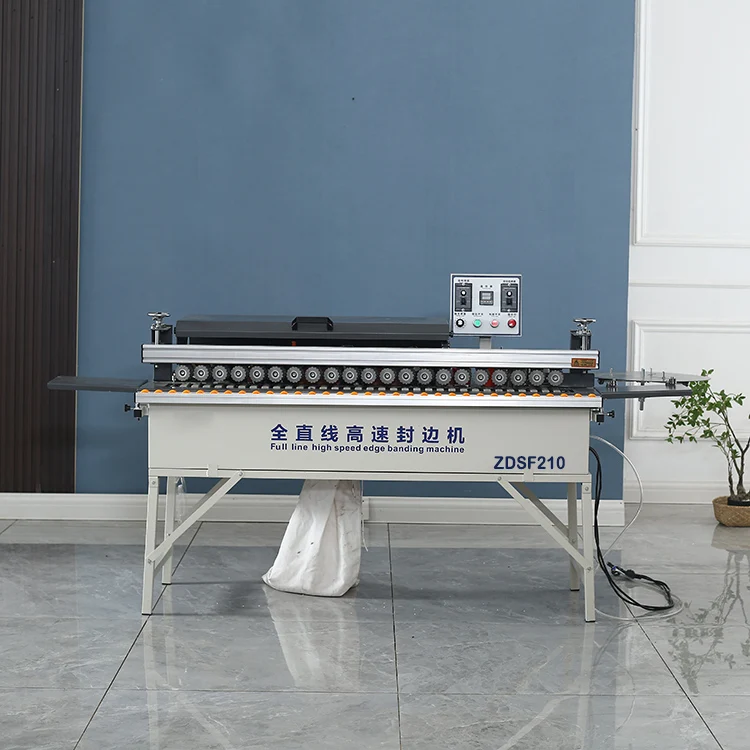 H0068132268a3437da73465be305dfbe2C.webp ZDSF210 High Speed Woodworking Automatic Portable Edge Bander Furniture Cabinet Wood Board MDF PVC Edge Banding Machine Price - Image 1