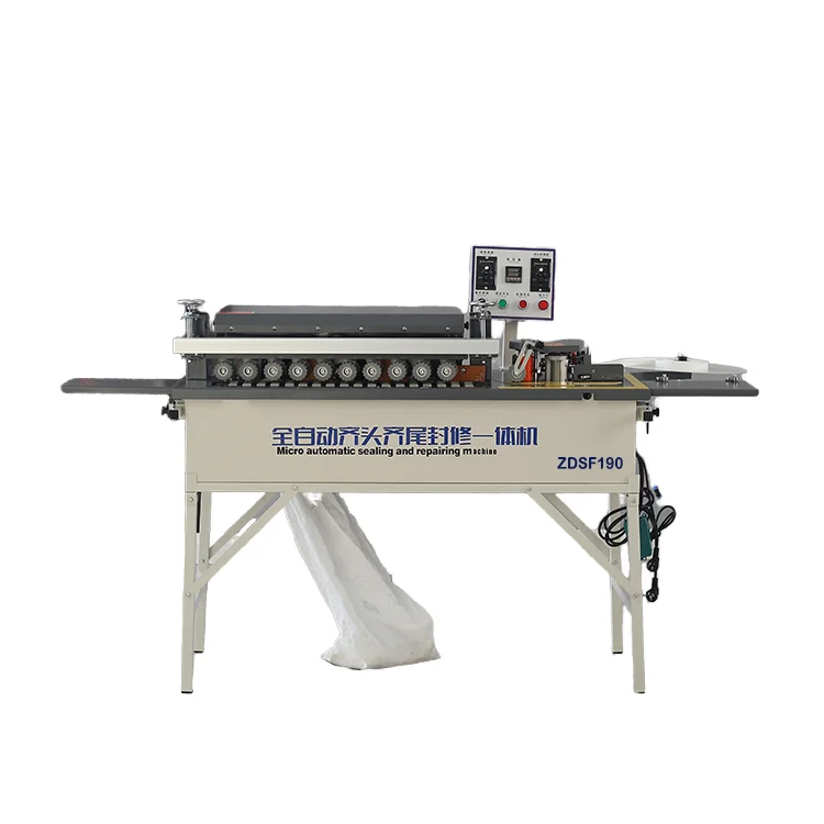 Portable Mini Automatic Curve and Linear Edge Banding and Trimming Machine Woodworking for Sale