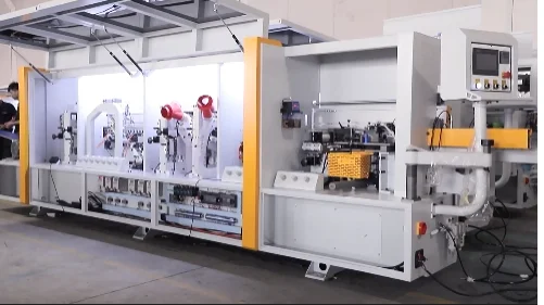 Wood Furniture Machine Mdf Pvc Abs Pre Milling Corner Rounding Kdt Automatic Edge Banding Machine With Buffing