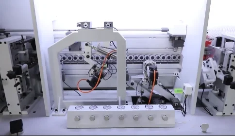 Wood Furniture Machine Mdf Pvc Abs Pre Milling Corner Rounding Kdt Automatic Edge Banding Machine With Buffing
