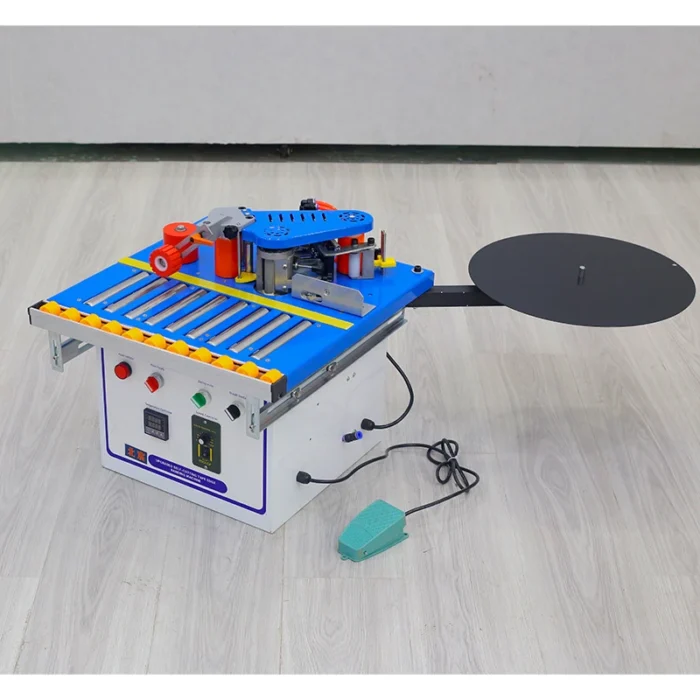 Compact Edge Banding Machine Dual-Sided Gluing Automatic Tape Cut for Straight and Curved Edge Sealing - Image 2