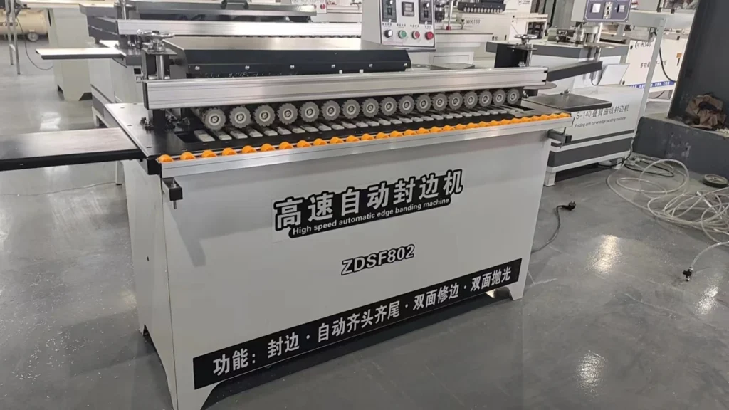 Mdf and Pvc Full Automatic Wood Working Edge Banding Machine Corner Trimming Edge Bander Price for Sale
