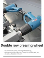 Industrial 45 Degree Bevel and Straight Edge Banding Machine with Pre-Milling. Gluing. Trimming and Polishing - Image 5