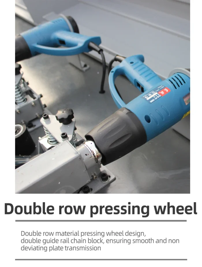 Industrial 45 Degree Bevel and Straight Edge Banding Machine with Pre-Milling. Gluing. Trimming and Polishing - Image 5