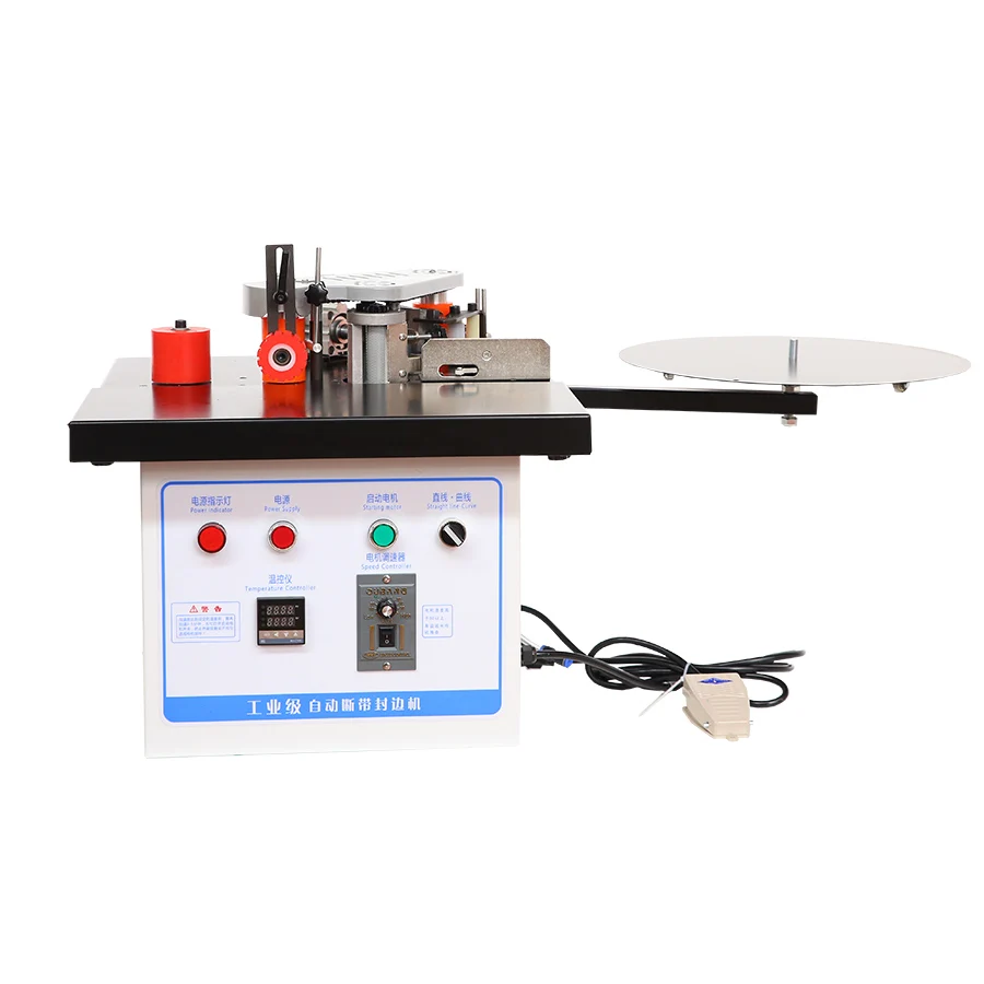 H20d3b68bf2e54366901b32d76d43e4dcd.webp 50 Mini Portable Edging Machine Pvc Mdf Furniture Curved Edge Banding Machine Edgebonder Double Side Edgebander - Image 1