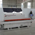 Automatic Edge Banding Machine DW330 PLC Control Double Row Press Wheels Profile Trimming Arc Scraper No Glue Residue - Image 3