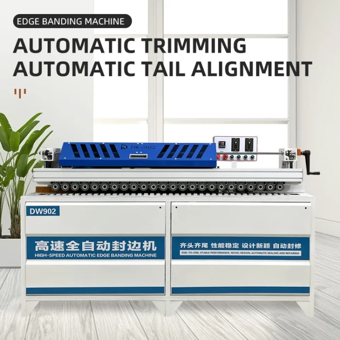 Automatic PLC Motor Gearbox PVC Edge Banding Machine for Woodworking Factory - Image 2