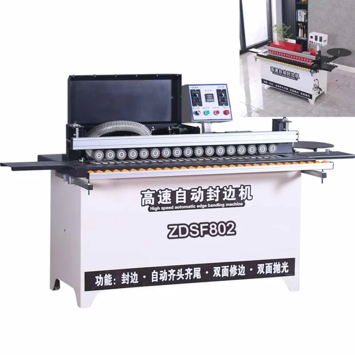 ZDS802 Multifunctional MDF Board Portable Automatic Pvc Furniture Woodworking Edge Banding Machine With Trimmer - Image 3