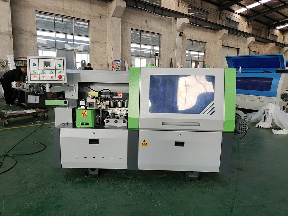 Small Semi Automatic Edge Bander Edge Bonding Machine Wood Edge Banding Trimmer Machine