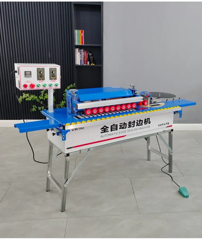 DW102 for Automatic Wood Furniture Bander Iso Approval Small Manual Portable Curved Edge Banding Machine From China - Image 5