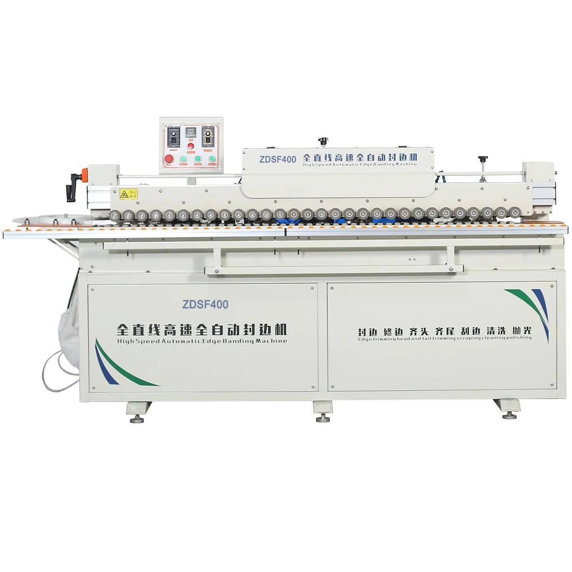 H3a8329bfdc00465ea9760a8210825cbfJ.webp Furniture ZDSF400 High Speed Multi-Functional Wood Automatism Woodworking Edge Bander PVC Edge Banding Machine - Image 1