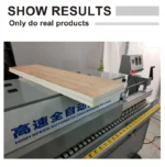 Full Automatic Cabinet Edge Bander Woodworking PVC MDF ABS Melamine Edge Banding Machine for Sale DW3600 - Image 4