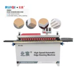 China High Quality Automatic Edge Banding Machine Cabinet Melamine Auto Edge Bander Woodworking End-cutting Scraping Home Use