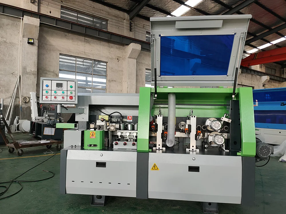 Small Semi Automatic Edge Bander Edge Bonding Machine Wood Edge Banding Trimmer Machine