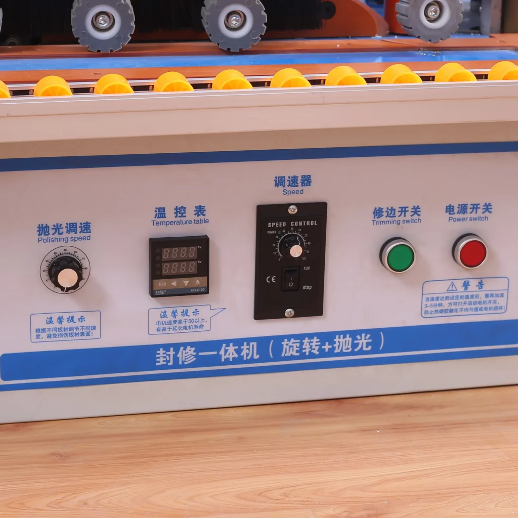 Portable Small Mini Edge Banding Machine With Auto Gluing and Trimming Buffing