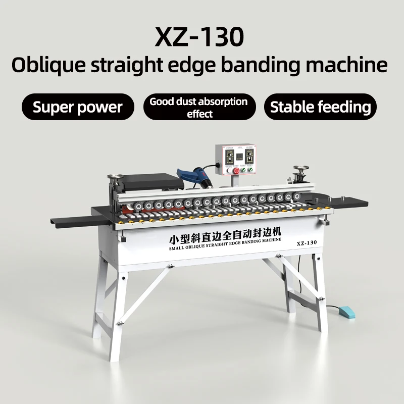 High-Speed Automatic MDF Small Edge Sealing Machine for Straight and Curves Easy Control with Long Life Gluing Function