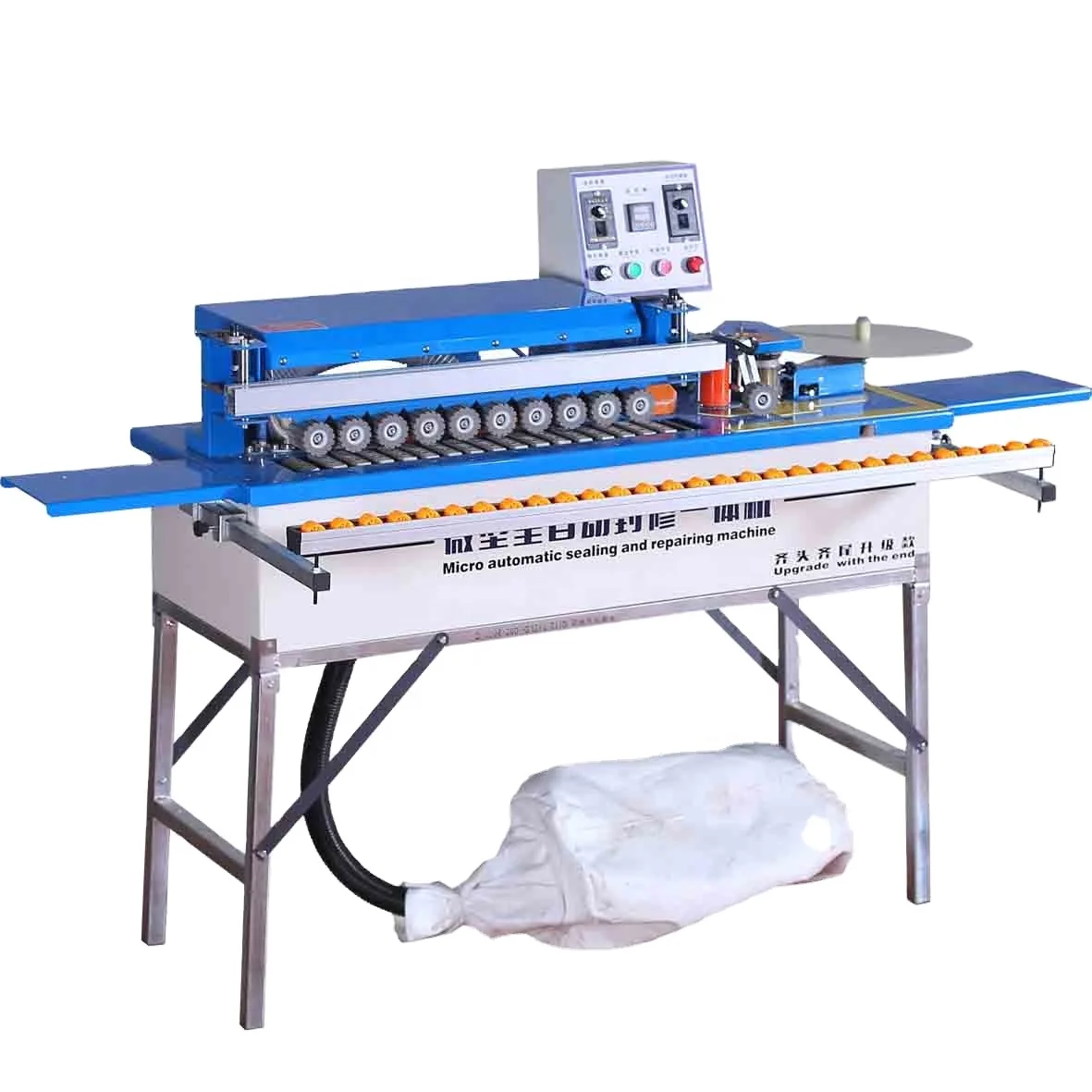 H509c68422e064fc7a84a52341b6a464cN.webp Furniture Pvc Edge Banding Strip Making Machine Edging Machine Pvc Edge Banding Corner Rounding Machine - Image 1