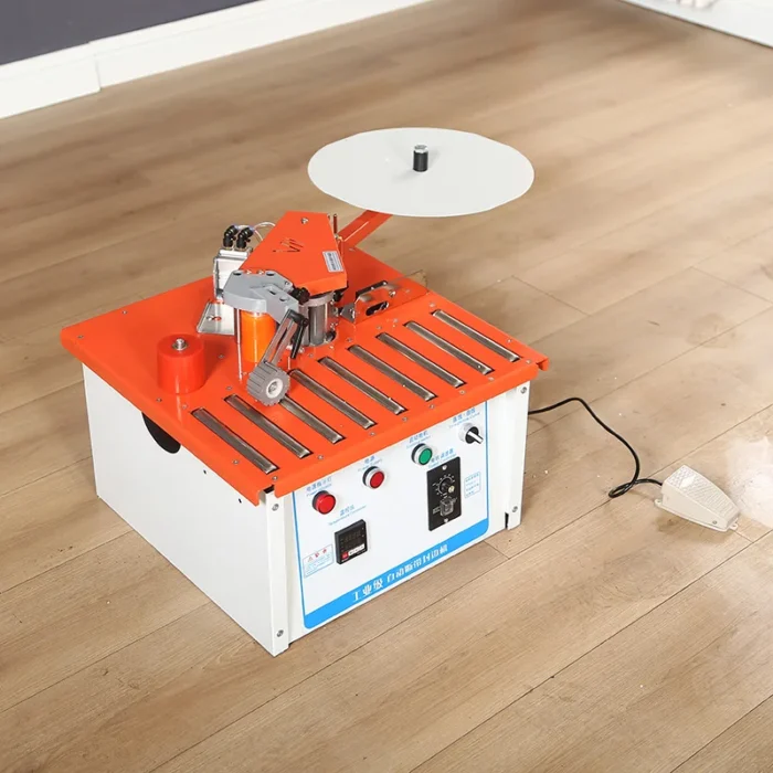 Cheap Mini Manual Curve Round Edge Banding Machine Portable Woodworking Edge Bander Machine - Image 5