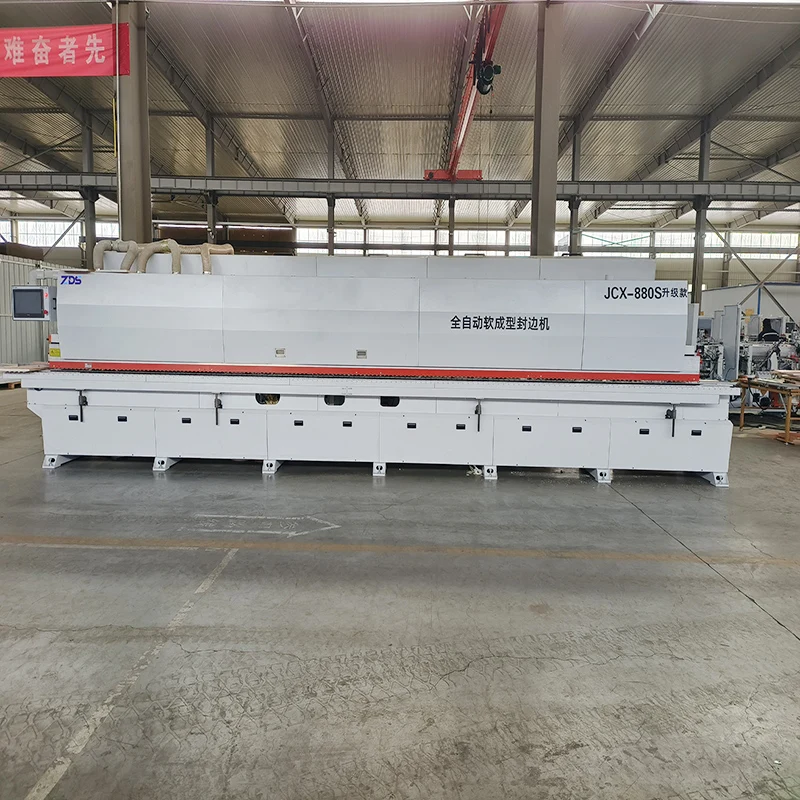 H53d3914e3f1a42e2b48329aade8ed047F.webp Laser Automatic Industrial Edge Bander Banding Machine Bevel Automatic Edge - Image 1