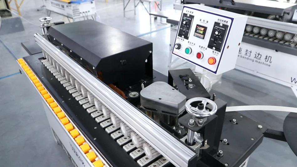 Mdf and Pvc Full Automatic Wood Working Edge Banding Machine Corner Trimming Edge Bander Price for Sale