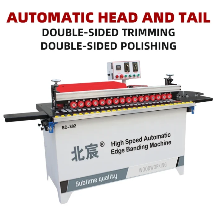 Door Press Price Woodworking Banding Machine Edge Trimmer Wood Based Panels - Image 2
