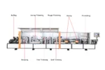 Full Automatic Linear Pur Double Trimming Abs Edge Banding Machine Gluing Pvc Mdf  Kdt With Premiling - Image 2