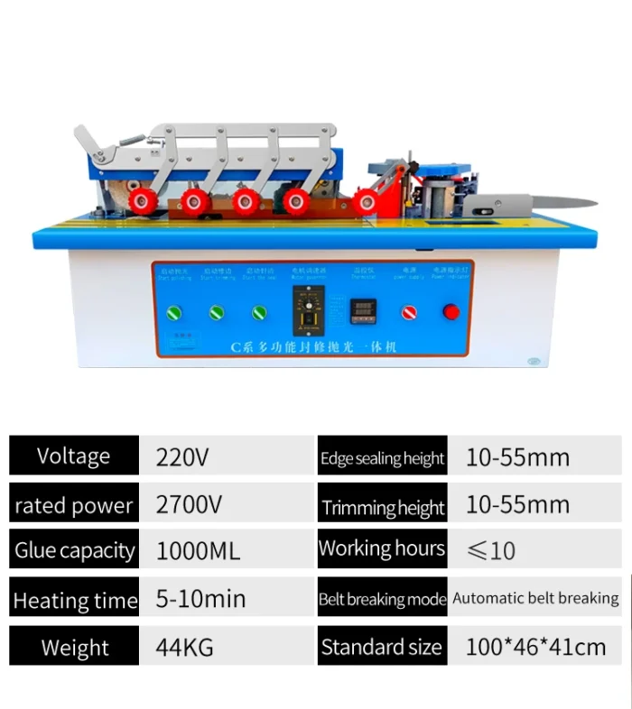 Portable Mini Automatic Edge Banding Machine for Wood Household Woodworking Machinery with Core Motor & Gear Components - Image 3