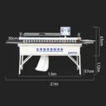 New Design Profile Edge Sanding Machine for Wood Working Door Pvc Edge Banding Machine Automatic Bander - Image 2