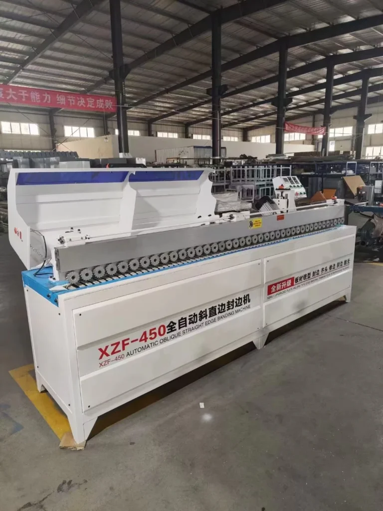 Edge Bander 45 Degree Pre Milling Edge Banding Machine With Trimming Automatic Edge Machine Banding