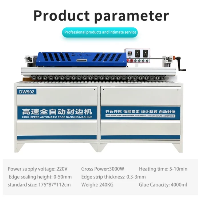 Automatic PLC Motor Gearbox PVC Edge Banding Machine for Woodworking Factory - Image 6