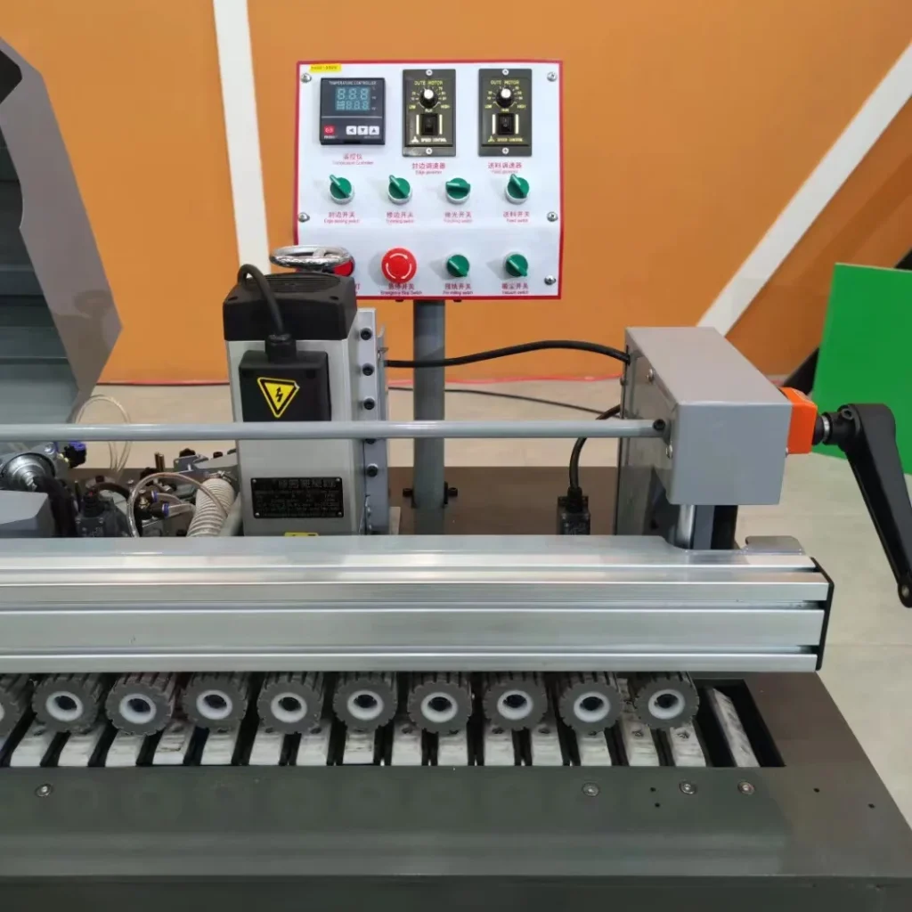 Wood Furniture Automatic Edge Banding Machine Pvc Kdt Edge Bander 45 Degree Bevel Straight Edge Banding Machine
