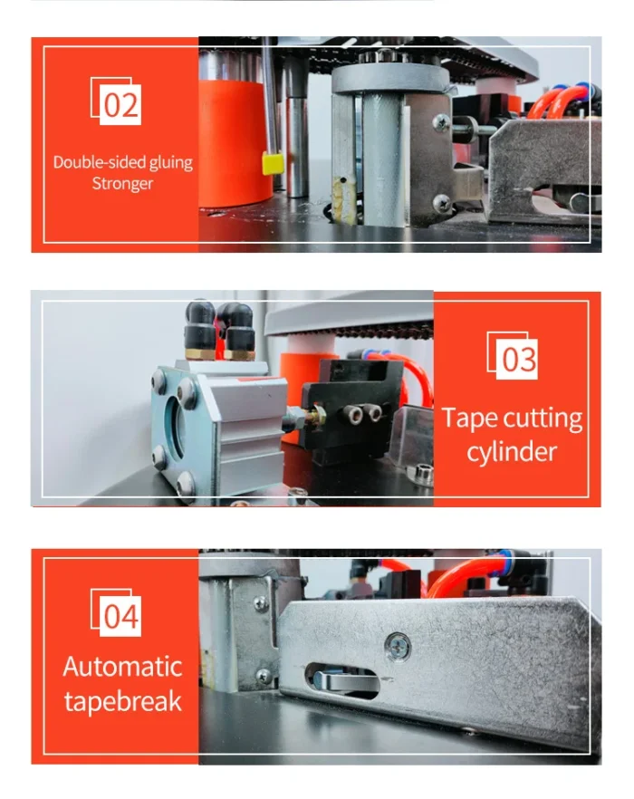 Portable Electric Automatic Cut Edge Banding Machine Household Woodworking Edge Band Machine - Image 5