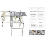 JT550S Small Woodworking Electric Bench Cutting Saw Machine Factory Price Wholesale Portable Panel Saw New Table Sliding Guide - Image 4