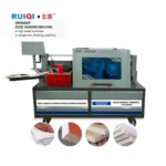 Full Automatic Cabinet Edge Bander Woodworking PVC MDF ABS Melamine Edge Banding Machine for Sale DW3600