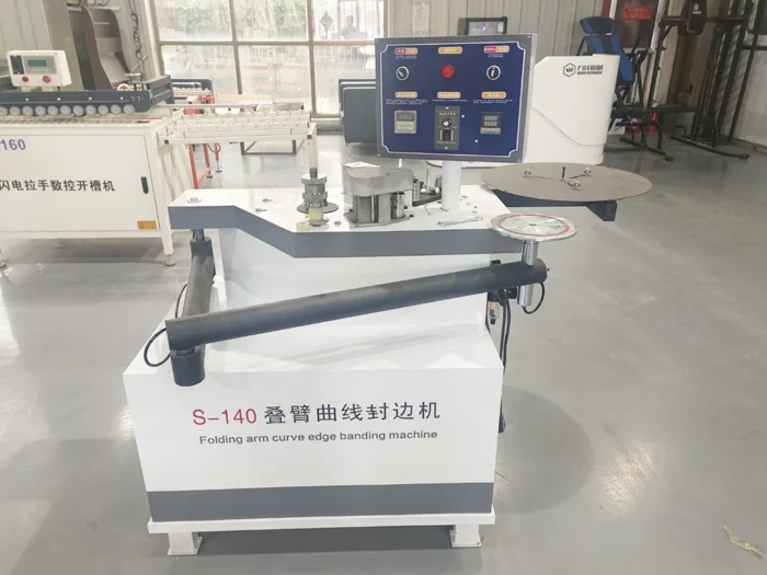 S-140 Folding Arm Curve Edge Banding Machine Edge Sealing Board Home Improvement Woodworking Edge Bander - Image 5