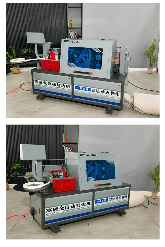 Automatic Pvc Mdf Cnc Edge Banding Machine Board Cutting and Edging Woodworking Edge Bander Machinery for Furniture Trimming - Image 2