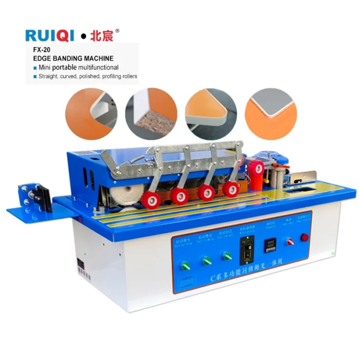 Popular Mini Woodworking Edge Banding Machine with Motor and Gear for Small Scale Projects 2500W - Image 2