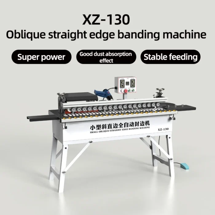 DW130 Fully Automatic Multifunctional Woodworking Edge Banding Machine New for Furniture Small Bevel Straight Edge Gluing - Image 2