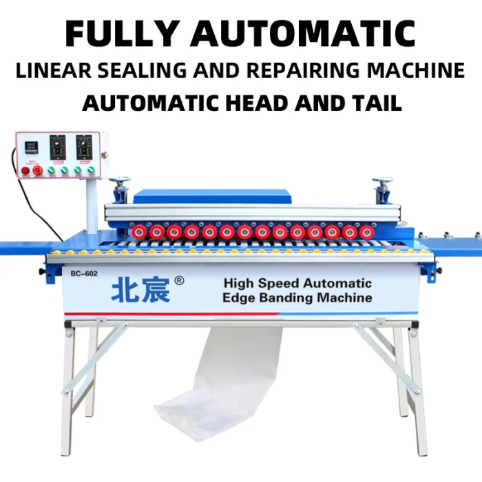 Factory Sale High Quality Automatic Edge Banding Machine for Wood Furniture PVC Edge Bander Straight and Curve DW602 - Image 3