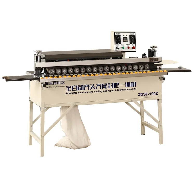 H95648747ab854477945614cfda332c44s.webp Automatic Woodworking Miniature Fully Automatic Curved and Straight Dual-purpose PVC Edge Banding Machine - Image 1