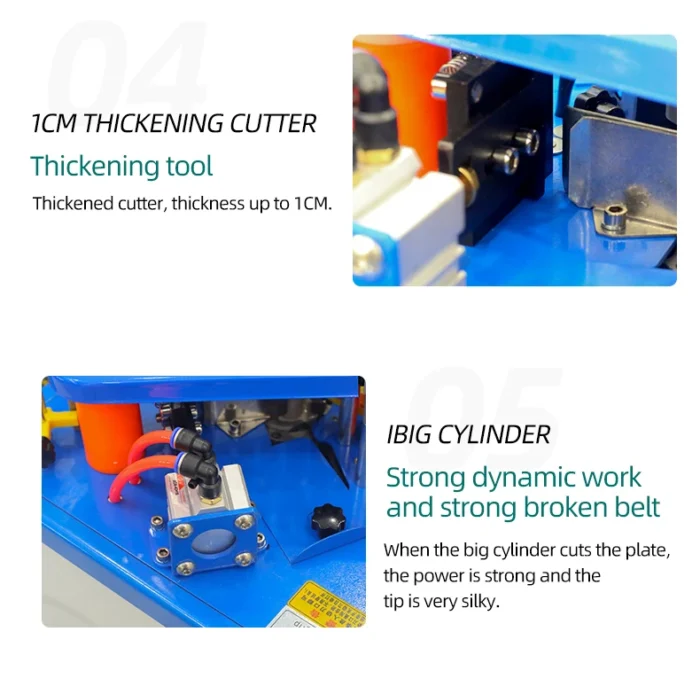 New Condition Automatic Edge Banding Machine for MDF Woodworking for Manufacturing Plant Use with Core Motor Gearbox Components - Image 3