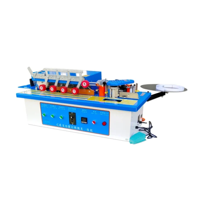 JINAN Woodworking FX-20 Small Mini Edge Banding Machine Cabinet Furniture Edge Bander with Trimming and Polishing - Image 4