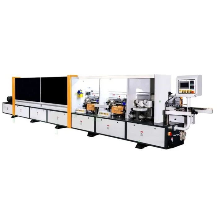 Full Automatic Linear Pur Double Trimming Abs Edge Banding Machine Gluing Pvc Mdf  Kdt With Premiling - Image 3