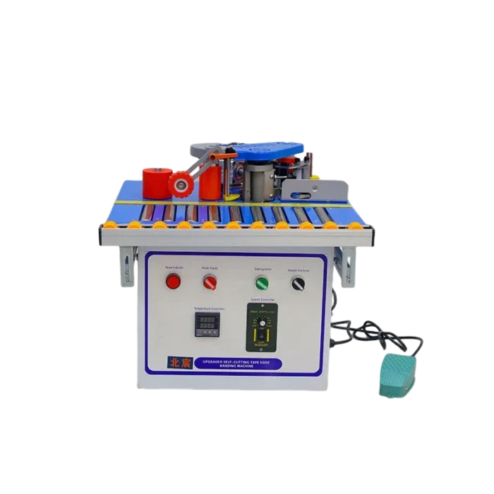 Compact Edge Banding Machine Dual-Sided Gluing Automatic Tape Cut for Straight and Curved Edge Sealing - Image 6
