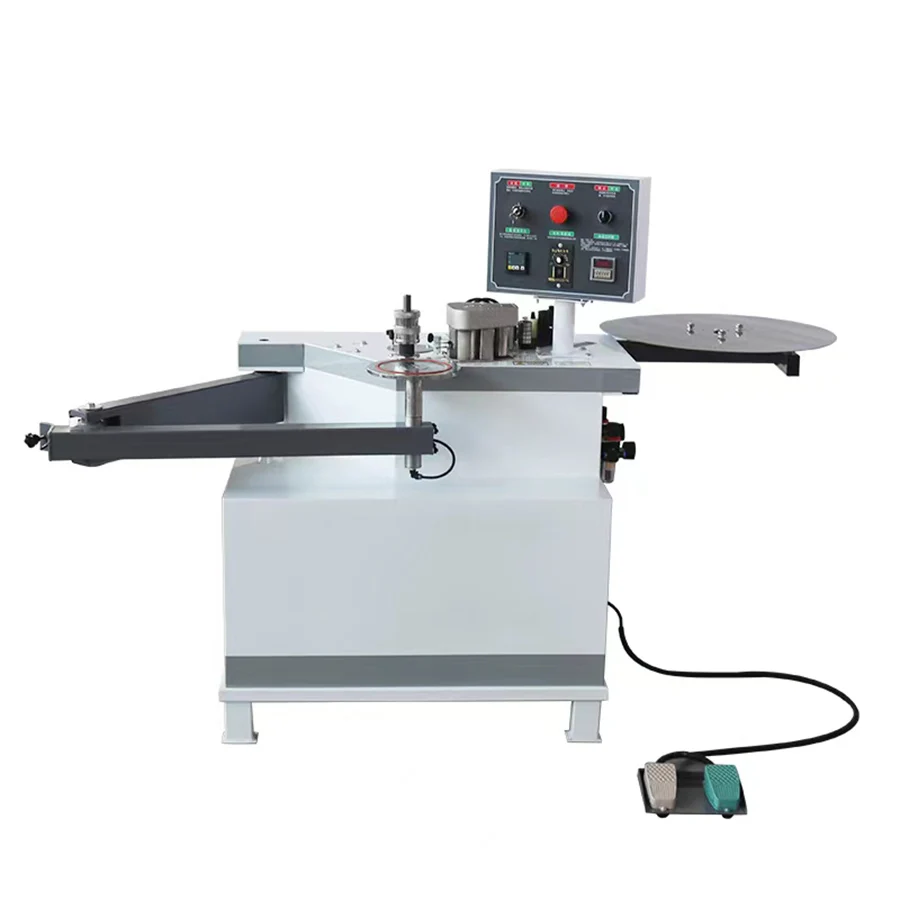 Ha03b5b3b018b4111be59eb48142c6a89E.webp ZDSW-1 Folding Arm Manual Edge Banding Machine for Curved and Straight Plywood. MDF. Melamine Edge Banding - Image 1