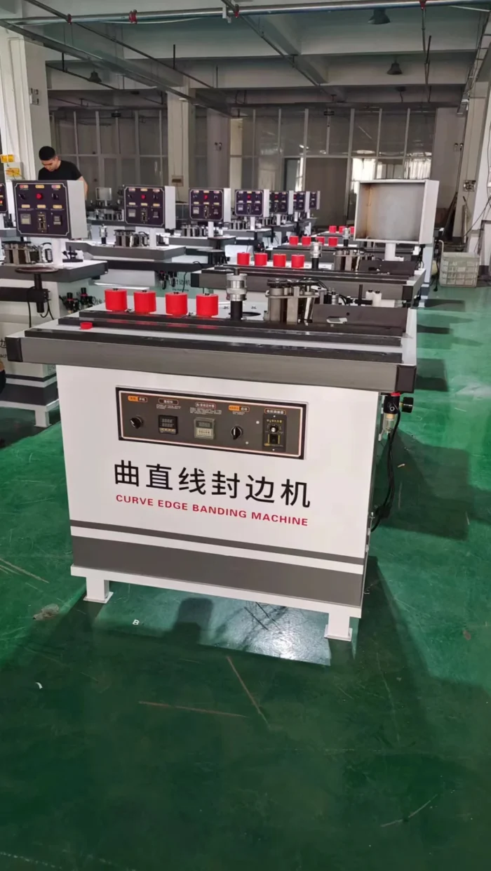 Low Price Curved Straight Edge Bander Banding Machine Plywood Wood Small Portable Mini Edge Banding Machine - Image 6