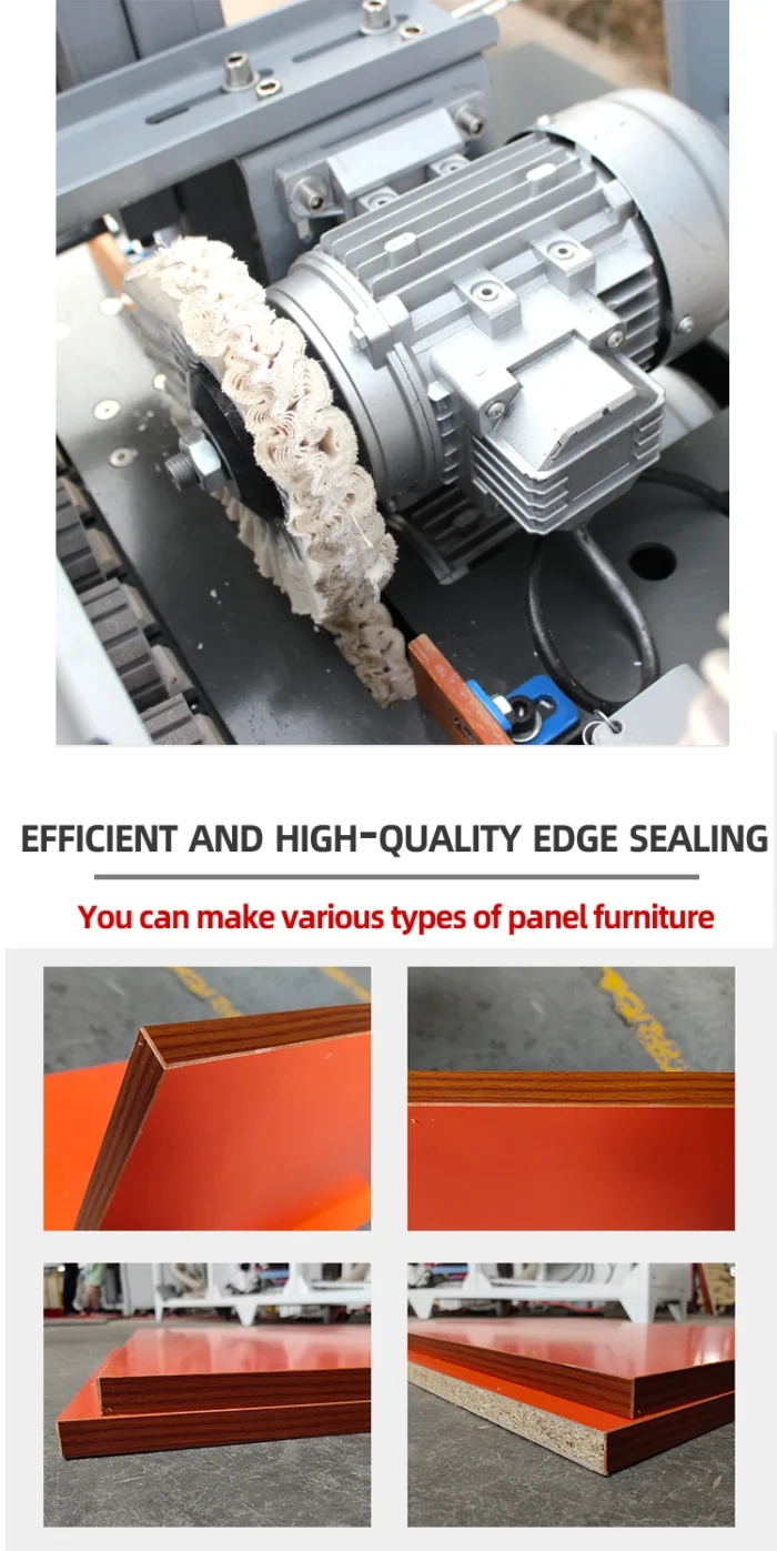 Automatic Edge Banding Machine for Cabinet Plywood Artificial Board Furniture Doors Pre Milling Edge Band 45 Degree Edge Bander - Image 3