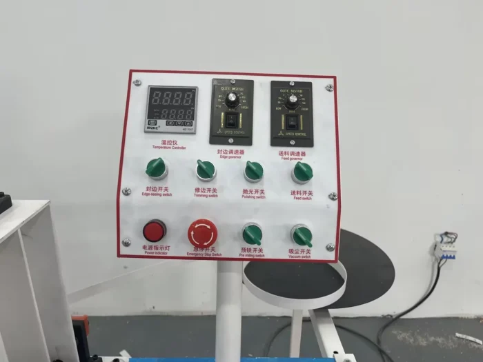 XZF450 Woodworking Bevel and Straight Edge Banding Machine 45 Degree Pre Milling Edge Bander Machine - Image 2
