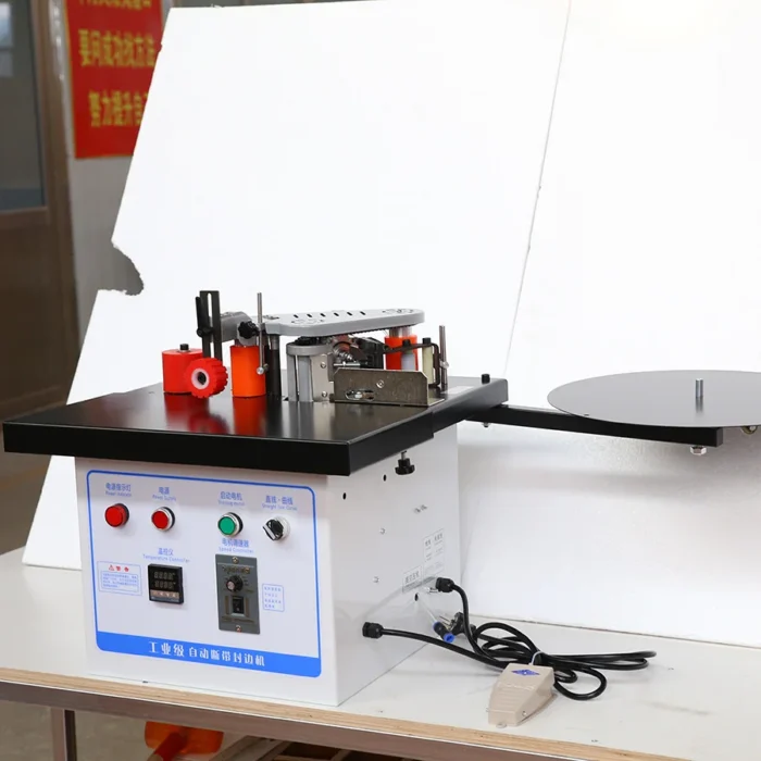 High Speed Mini Woodworking Edge Bander Edge Binding Machine Automatic Pvc Edge Banding Machine - Image 4